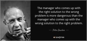 drucker on problems