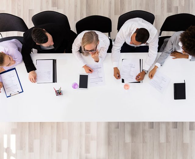 Committee making a decision