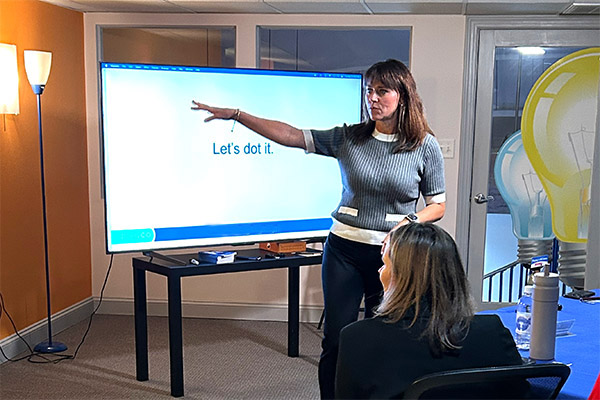 Jessica McKnight speaking